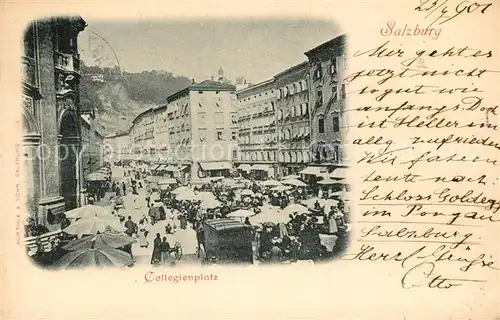 AK / Ansichtskarte Salzburg Oesterreich Collegienplatz Kat. Salzburg