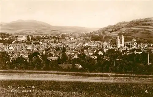 AK / Ansichtskarte Schmalkalden Panorama Kat. Schmalkalden