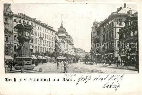 AK / Ansichtskarte Frankfurt Main Die Zeil Kat. Frankfurt am Main