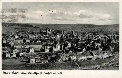 AK / Ansichtskarte Trier Panorama Blick vom Weisshaus auf die Stadt Kat. Trier