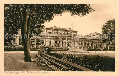 AK / Ansichtskarte Bad Homburg Kurhaus Gartenseite Kat. Bad Homburg v.d. Hoehe