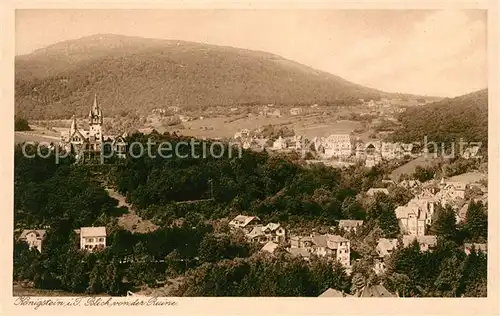 AK / Ansichtskarte Koenigstein Taunus Panorama Blick von der Ruine Kat. Koenigstein im Taunus