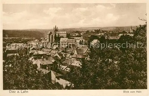 AK / Ansichtskarte Diez Lahn Panorama Blick vom Hain Kat. Diez