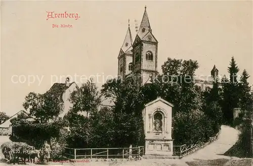 AK / Ansichtskarte Arenberg Koblenz Kirche Bildstock Kat. Koblenz