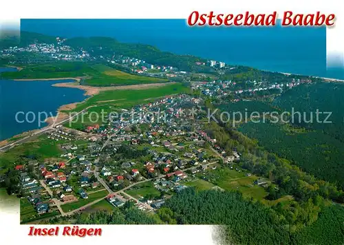 AK / Ansichtskarte Insel Ruegen Fliegeraufnahme Kat. Bergen
