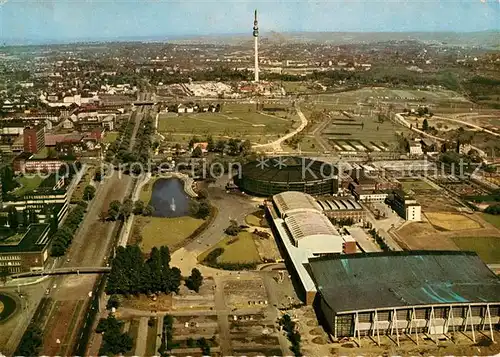 AK / Ansichtskarte Dortmund Fliegeraufnahme Westfalenhalle Park  Kat. Dortmund