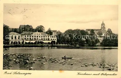 Bad Salzungen Kurhaus mit Felspartie Kat. Bad Salzungen