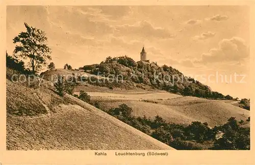 Kahla Thueringen Die Leuchtenburg Kat. Kahla Thueringen