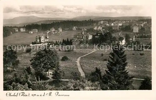 Oberhof Thueringen Panorama Kat. Oberhof Thueringen