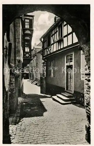 Beilstein Mosel Gasse Altstadt Kat. Beilstein