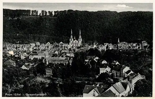 Pruem Eifel Gesamtansicht Kat. Pruem