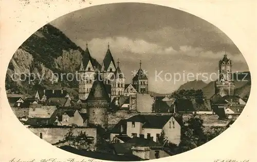 Andernach Mariendom und Runder Turm Kat. Andernach