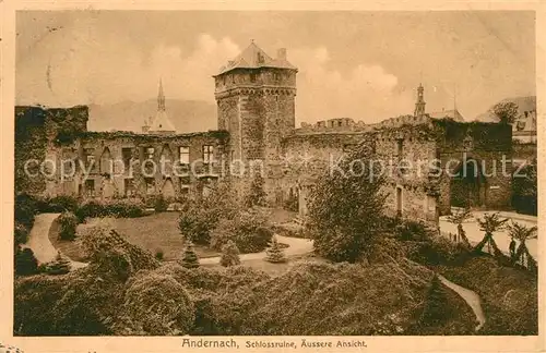 Andernach Schlossruine Kat. Andernach