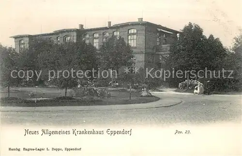 Eppendorf Hamburg Neues Allgemeines Krankenhaus Kat. Hamburg