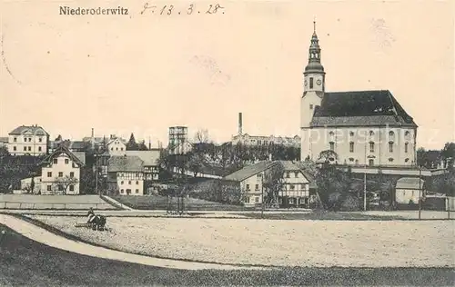 AK / Ansichtskarte Niederoderwitz Kirchenpartie Kat. Oderwitz