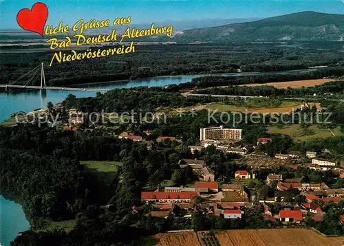 AK / Ansichtskarte Bad Deutsch Altenburg Fliegeraufnahme Kat. Bad Deutsch Altenburg