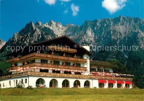 AK / Ansichtskarte Mittenwald Bayern Berggasthaus Cafe Groebl Alm  Kat. Mittenwald