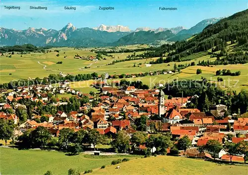 AK / Ansichtskarte Nesselwang Zugspitze Falkenstein Saeuling Kat. Nesselwang