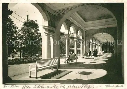 AK / Ansichtskarte Bad Steben Wandelhalle Kat. Bad Steben