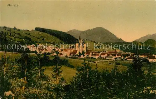 AK / Ansichtskarte Mariazell Steiermark Panorama Wallfahrtskirche Kat. Mariazell