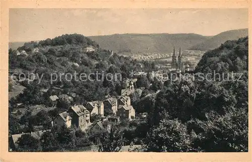 Marburg Lahn Marbachtal mit Elisabethkirche Kat. Marburg