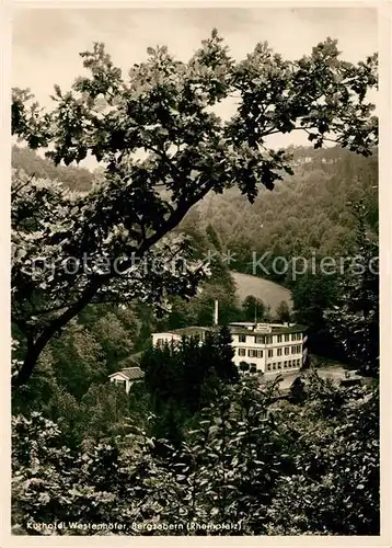 Bad Bergzabern Kurhotel Westenhoefer Kat. Bad Bergzabern