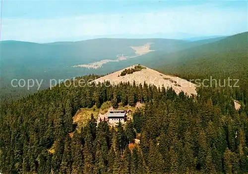 AK / Ansichtskarte Lusen Bayerischer Wald Fliegeraufnahme Schutzhaus