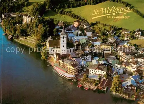 AK / Ansichtskarte St Wolfgang Wolfgangsee Fliegeraufnahme Kat. St. Wolfgang im Salzkammergut