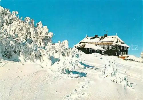 AK / Ansichtskarte Guebwiller Elsass Hotel Grand Ballon Winter