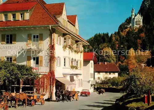 AK / Ansichtskarte Hohenschwangau Schloss Neuschwanstein Kat. Schwangau