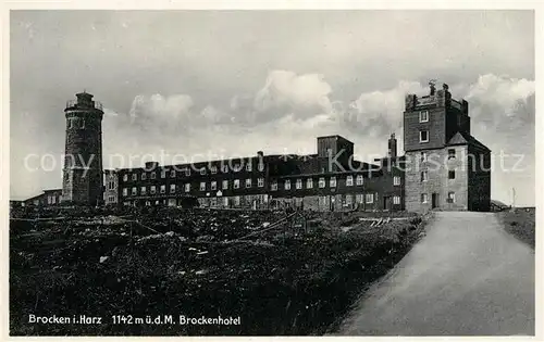 AK / Ansichtskarte Brocken Harz Brockenhotel