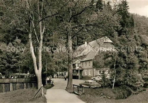 AK / Ansichtskarte Baerenfels Erzgebirge Putzmuehle im Poebeltal Kat. Altenberg