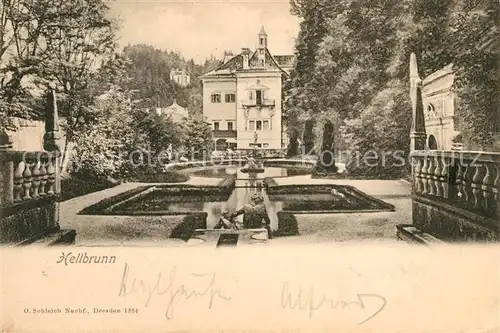 AK / Ansichtskarte Salzburg Oesterreich Schloss Hellbrunn Wasserkunst Kat. Salzburg