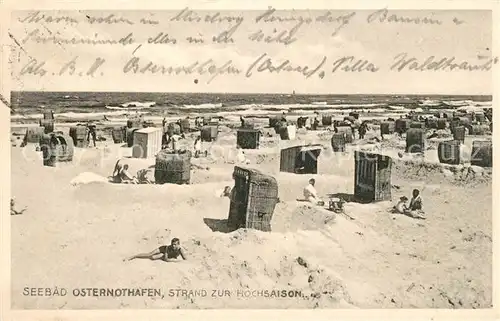 Osternothafen Swinemuende Strand zur Hochsaison Kat. Swinoujscie Westpommern