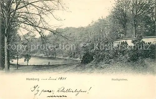 Hamburg Stadtgraben Kat. Hamburg