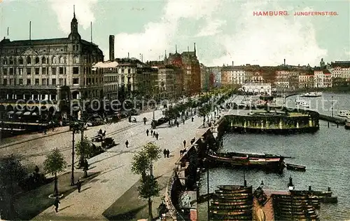 AK / Ansichtskarte Hamburg Jungfernstieg Kat. Hamburg