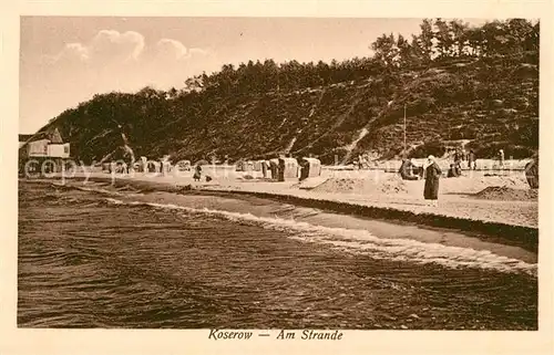 AK / Ansichtskarte Koserow Ostseebad Usedom Strand Kat. Koserow