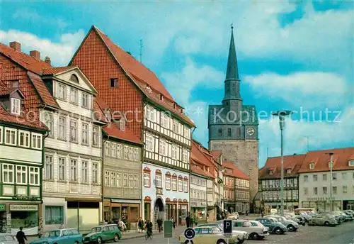 AK / Ansichtskarte Osterode Harz Kornmarkt St Aegidien Kirche Kat. Osterode am Harz