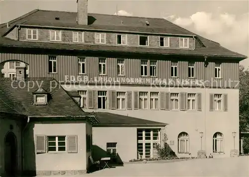 AK / Ansichtskarte Baerenfels Erzgebirge FDGB Erholungsheim Max Niklas Kat. Altenberg