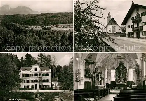 AK / Ansichtskarte Vagen Schloss Pfarrkirche Dorfstrasse Kat. Feldkirchen Westerham