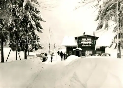 AK / Ansichtskarte Ruhla Ruhlaer Skihuette Winter Kat. Ruhla