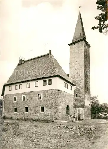 AK / Ansichtskarte Niederrossla Wasserburg Gaststaette Dorfklubhaus Kat. Niederrossla