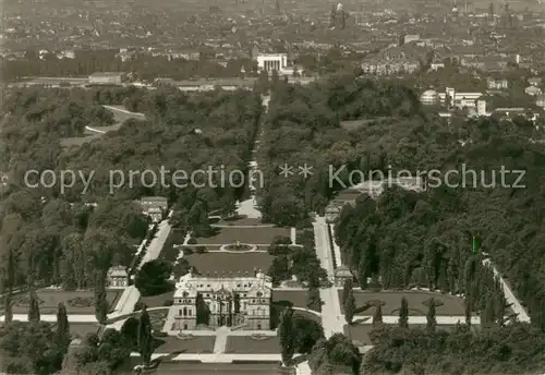 AK / Ansichtskarte Dresden Fliegeraufnahme Grosser Garten vor der Zerstoerung Kat. Dresden Elbe