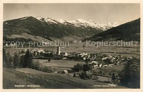 AK / Ansichtskarte Radstadt mit Radstaedter Tauern Kat. Radstadt