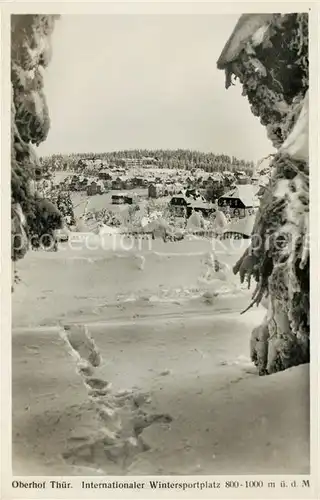 AK / Ansichtskarte Oberhof Thueringen Panorama Kat. Oberhof Thueringen