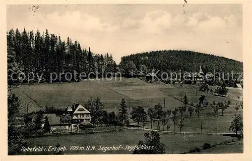 AK / Ansichtskarte Rehefeld Zaunhaus Jaegerhof Jagdschloss Kat. Altenberg