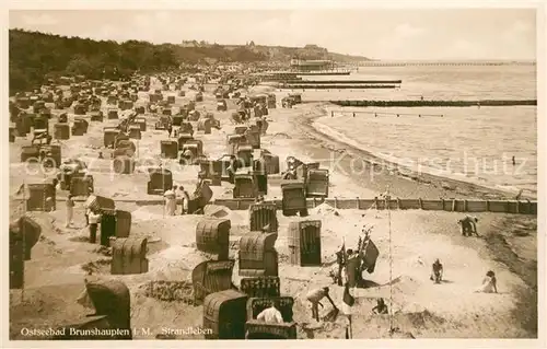 AK / Ansichtskarte Brunshaupten Ostseebad Strandleben