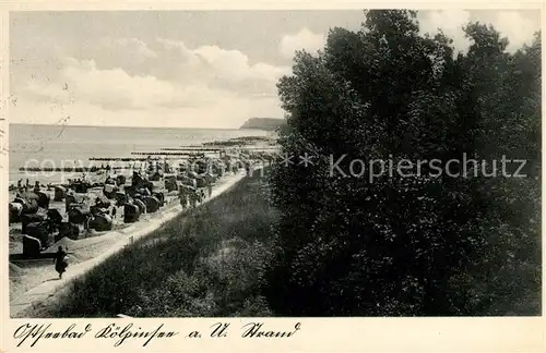 AK / Ansichtskarte Koelpinsee Usedom Strandpanorama Kat. Usedom