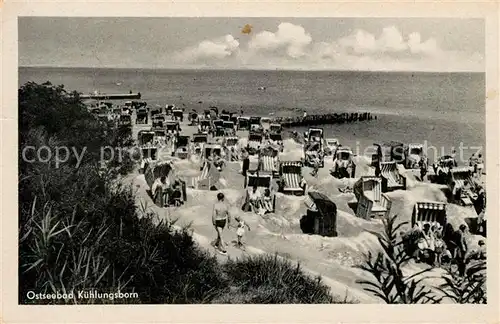 AK / Ansichtskarte Kuehlungsborn Ostseebad Strandleben Kat. Kuehlungsborn