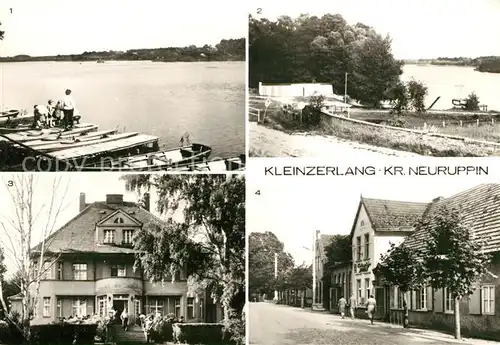 AK / Ansichtskarte Kleinzerlang Paelitzsee FDGB Cafe Erholungsheim Kat. Rheinsberg